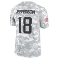 Justin Jefferson Vikings #18 Camo 2024 Salute to Service Limited Stitched Football Jersey