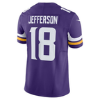Justin Jefferson Vikings #18 Purple Vapor F.U.S.E. Limited Stitched Football Jerseys