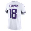 Justin Jefferson Vikings #18 White Alternate Vapor F.U.S.E. Limited Stitched Football Jerseys