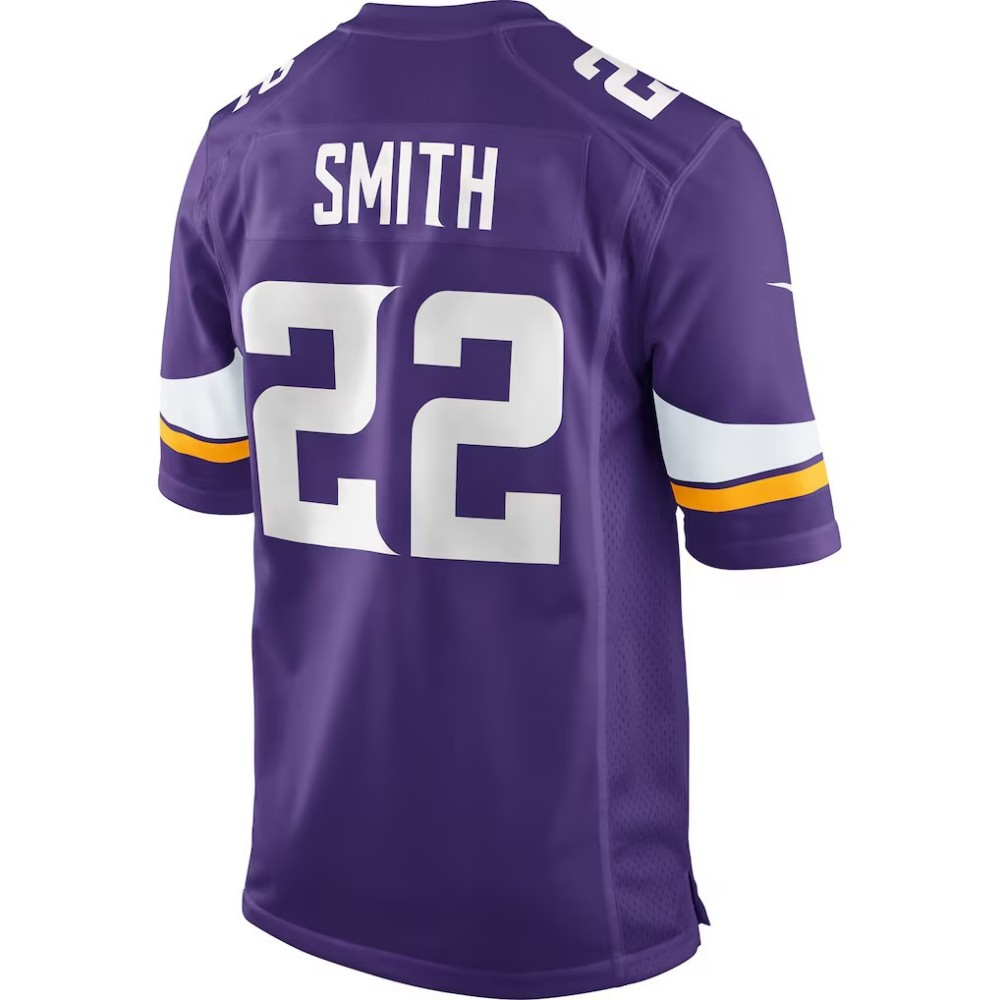 Harrison Smith Vikings #22 Purple Player Game Stitched Football Jersey
