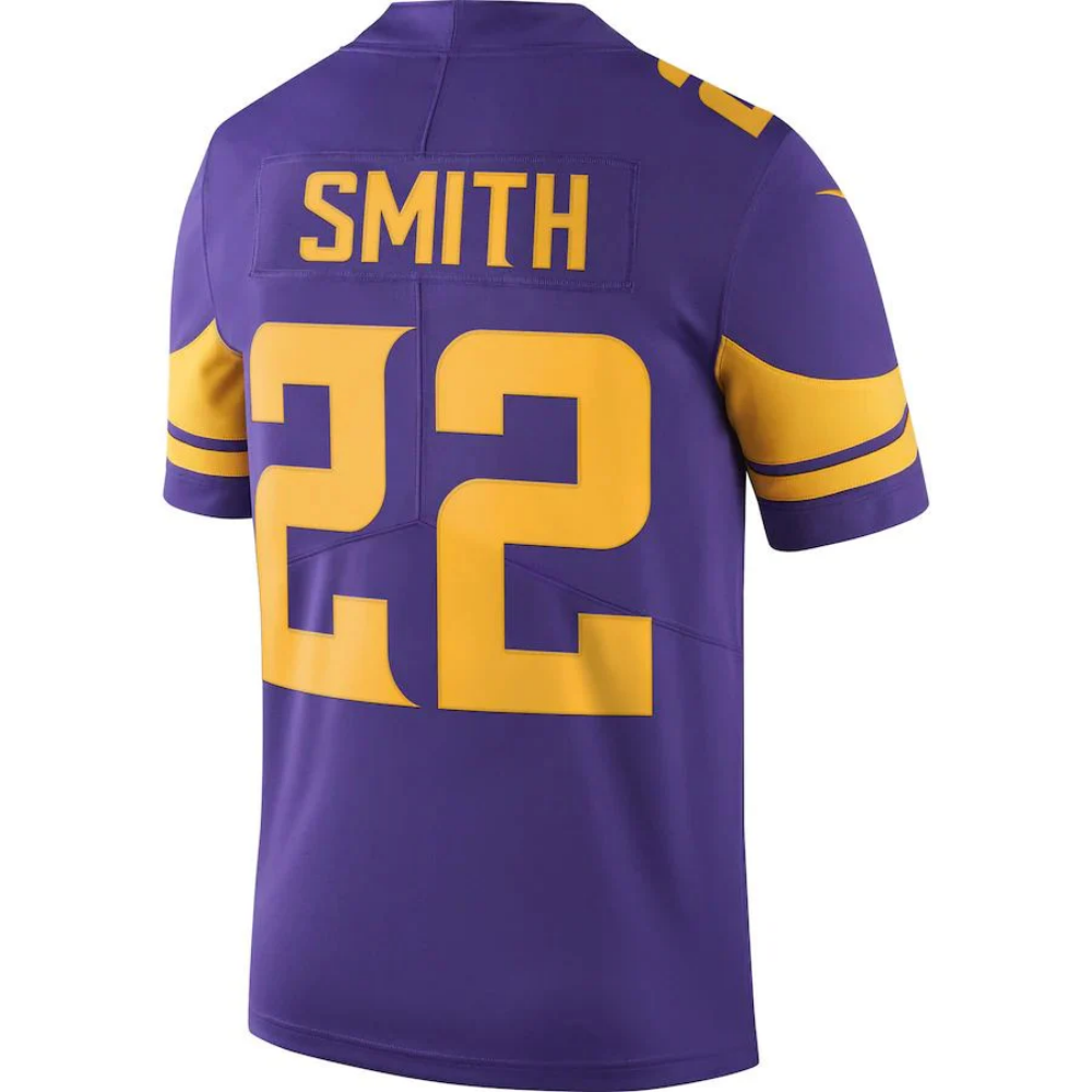 Harrison Smith Vikings #22 Purple Vapor Untouchable Color Rush Limited Stitched Football Jersey