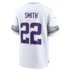 MN.Vikings #22 Harrison Smith White Alternate Game Jersey