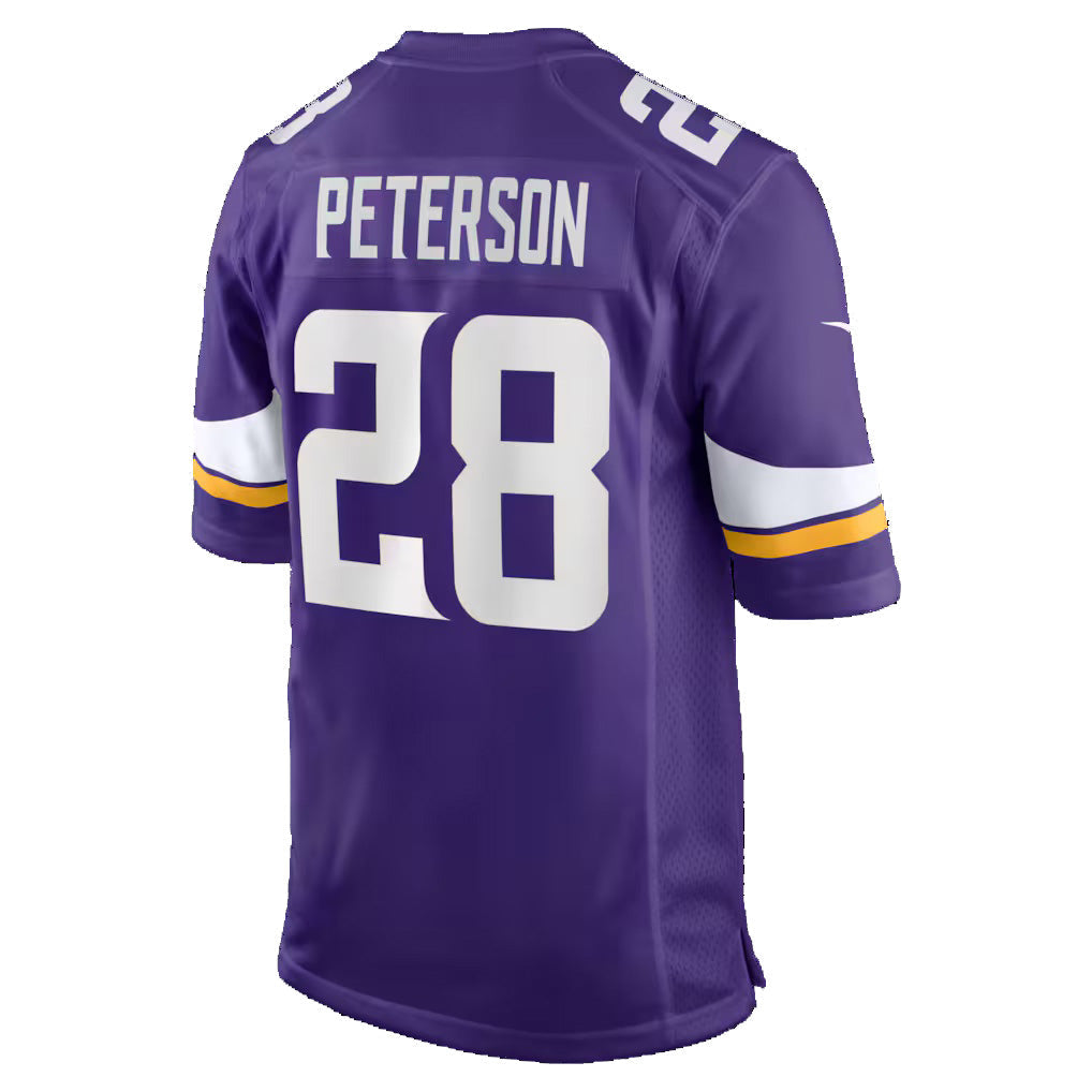 MN.Vikings #28 Adrian Peterson Purple Team Retired Game Football Jersey