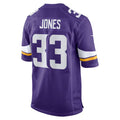 MN.Vikings #33 Aaron Jones Purple Game Player Jersey