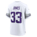 MN.Vikings #33 Aaron Jones White Alternate Game Jersey