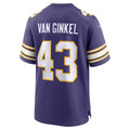 MN.Vikings #43 Andrew Van Ginkel Purple Alternate Game Jersey