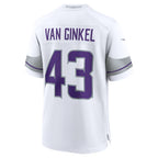 MN.Vikings #43 Andrew Van Ginkel White Alternate Game Jersey