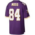 MN.Vikings #84 Randy Moss Mitchell & Ness Purple Legacy Replica Jersey