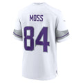 MN.Vikings #84 Randy Moss White Alternate Retired Player Game Jersey
