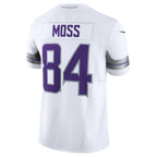 MN.Vikings #84 Randy Moss White Alternate Vapor F.U.S.E. Retired Player Limited Jersey