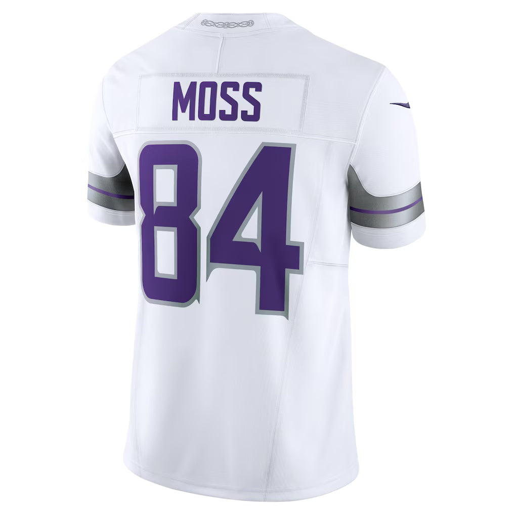 MN.Vikings #84 Randy Moss White Alternate Vapor F.U.S.E. Retired Player Limited Jersey