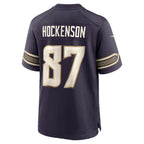 MN.Vikings #87 T.J. Hockenson Purple 2026 Rivalries Collection Game Football Stitched Jersey