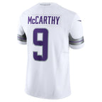 MN.Vikings #9 J.J. McCarthy White Vapor F.U.S.E. Limited Jersey