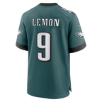 Makai Lemon Eagles #9 Green 2026 Draft Game Stitched Football Jersey