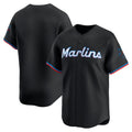Miami Marlins Black Alternate Limited Baseball Jersey