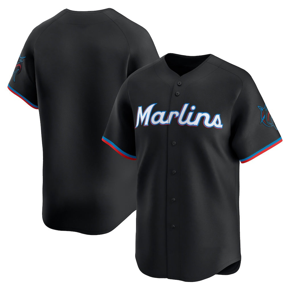 Miami Marlins Black Alternate Limited Baseball Jersey
