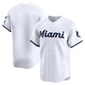 Miami Marlins White Home Limited Baseball Jersey