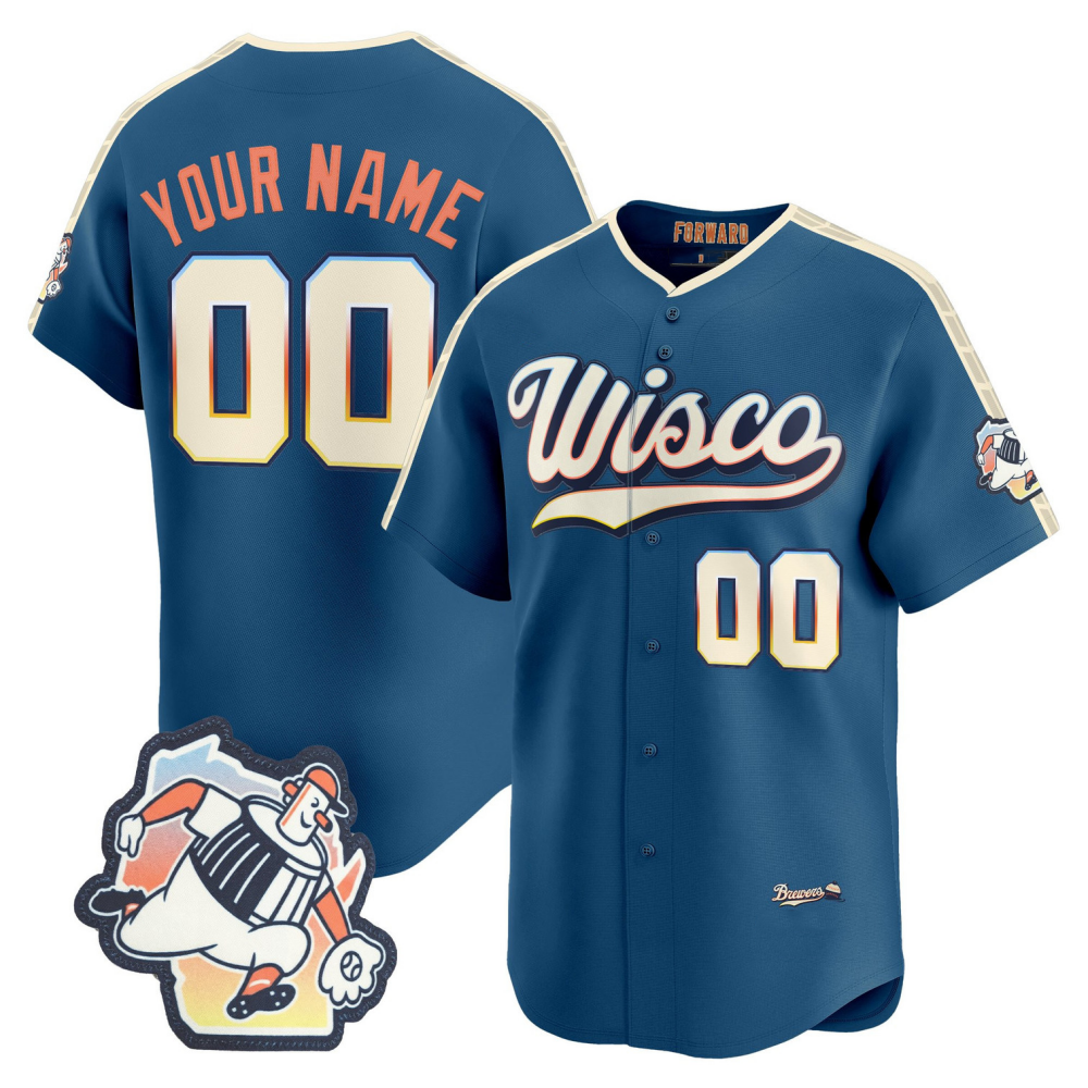 Milwaukee Brewers 2026 City Connect Vapor Premier Limited Custom Baseball Jersey