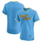 Milwaukee Brewers Powder Blue City Connect Elite Baseball Jersey