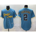 Milwaukee Brewers #2 Brice Turang Powder Blue City Connect Cool Base Stitched Baseball Jersey