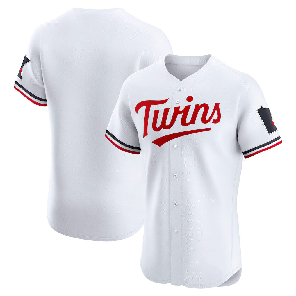 Minnesota Twins White Home Elite Baseball Jersey