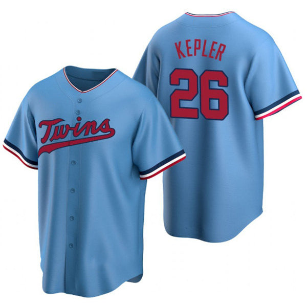 Minnesota Twins #26 Max Kepler Blue Cool Base Stitched Baseball Jersey