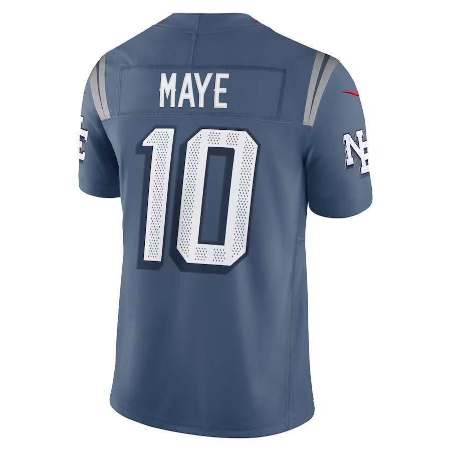 NE.Patriots #10 Drake Maye 2025 Rivalries Collection Limited Jersey - Storm Blue