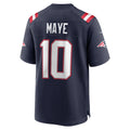 NE.Patriots #10 Drake Maye Navy Player Game Football Jersey