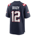 NE.Patriots #12 Tom Brady Navy Game Retired Player Football Jersey