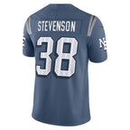 NE.Patriots #38 Rhamondre Stevenson 2025 Rivalries Collection Limited Jersey - Storm Blue
