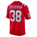 NE.Patriots #38 Rhamondre Stevenson Alternate Game Football Jersey - Red