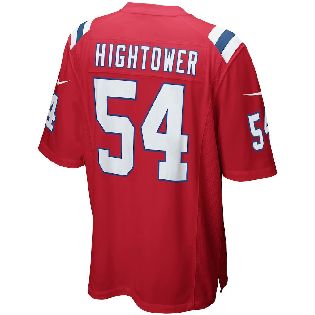 NE.Patriots #54 Dont'a Hightower Red Alternate Game Football Jersey