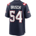 NE.Patriots #54 Tedy Bruschi Navy Game Retired Player Football Jersey
