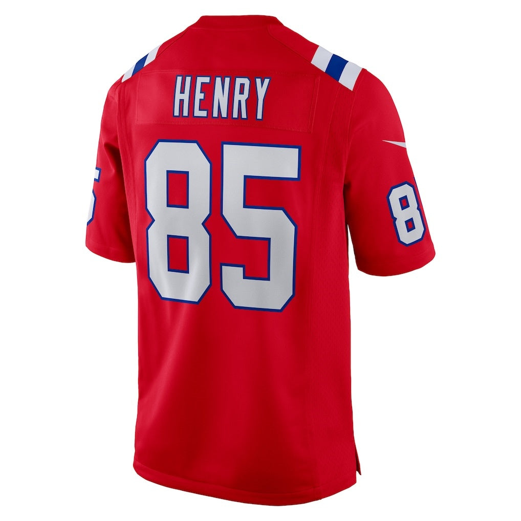 NE.Patriots #85 Hunter Henry Game Alternate Football Jersey - Red