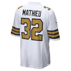 New Orleans Saints #32 Tyrann Mathieu White Alternate Game Football Stitched Jersey