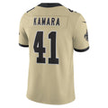 NO.Saints #41 Alvin Kamara Gold Alternate Gameday Golds Alternate Vapor F.U.S.E. Limited Stitched Football Jersey