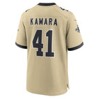 NO.Saints #41 Alvin Kamara Gold Gameday Golds Alternate Game Stitched Football Jersey