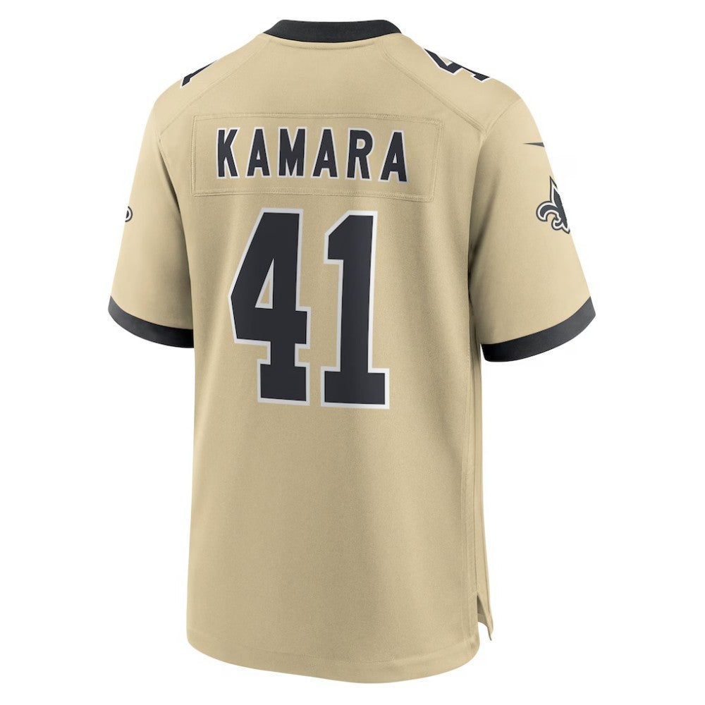 NO.Saints #41 Alvin Kamara Gold Gameday Golds Alternate Game Stitched Football Jersey