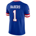 NY.Giants #1 Malik Nabers Royal Alternate 2 Legacy Vapor Untouchable Limited Football Jersey