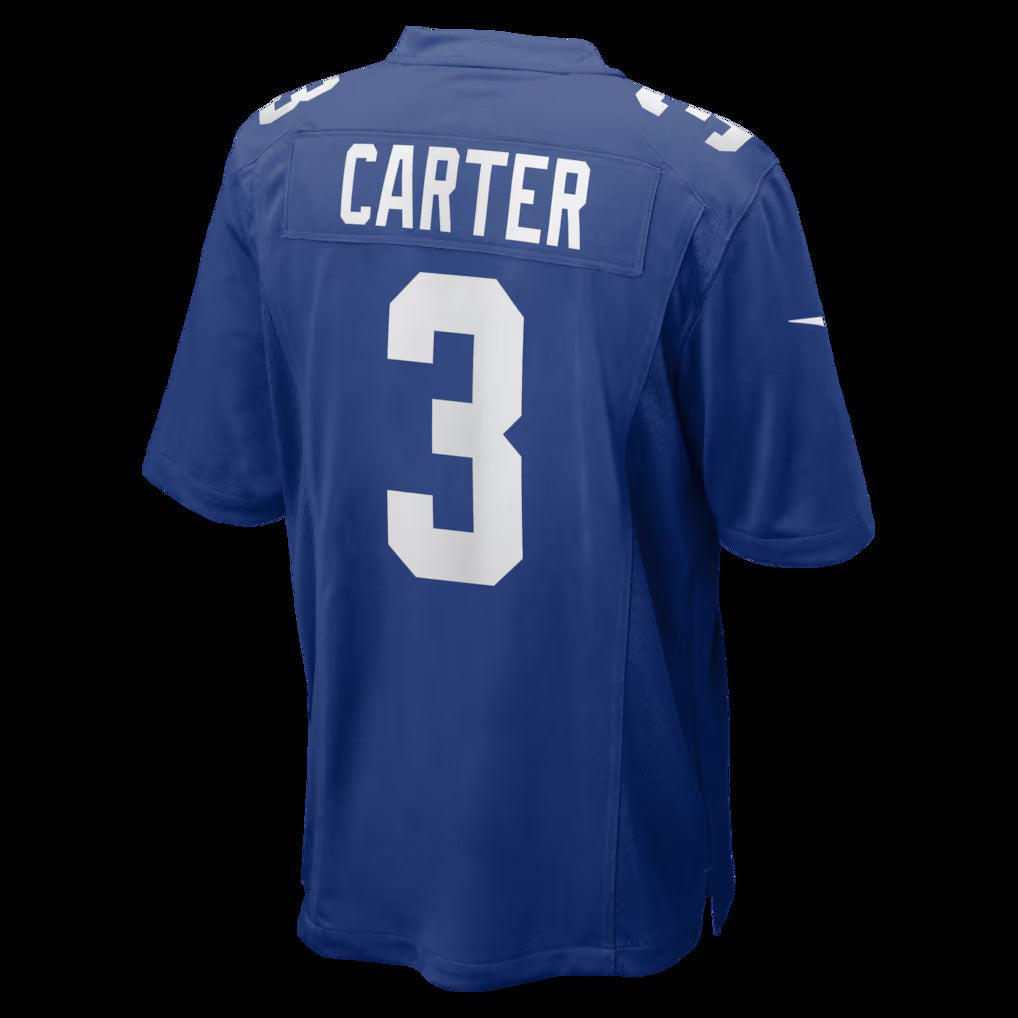 NY.Giants #3 Abdul Carter Royal Alternate Game Football Jersey