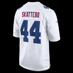 NY.Giants #44 Cam Skattebo Tundra White Fashion Game Football Jersey