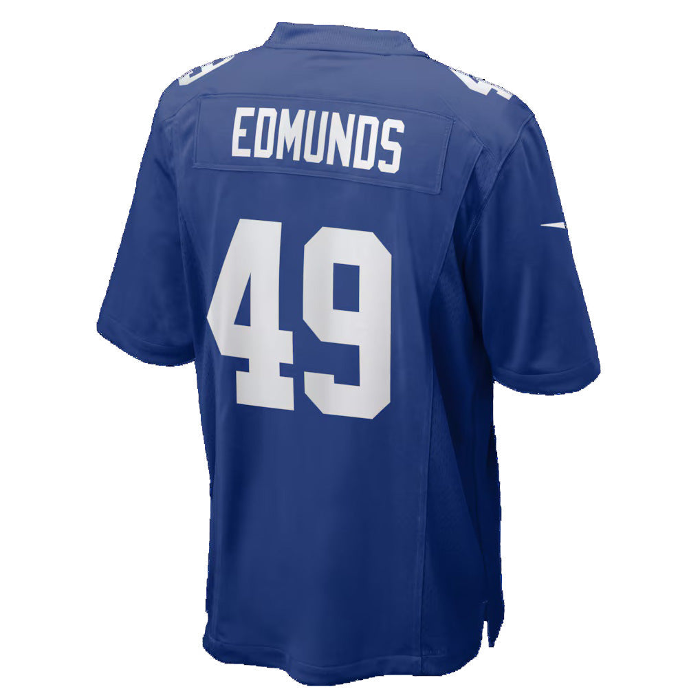 NY.Giants #49 Tremaine Edmunds Royal Team Game Football Jersey