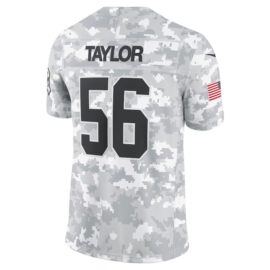 NY.Giants #56 Lawrence Taylor Arctic Camo 2024 Salute to Service Retired Player Limited Football Jersey