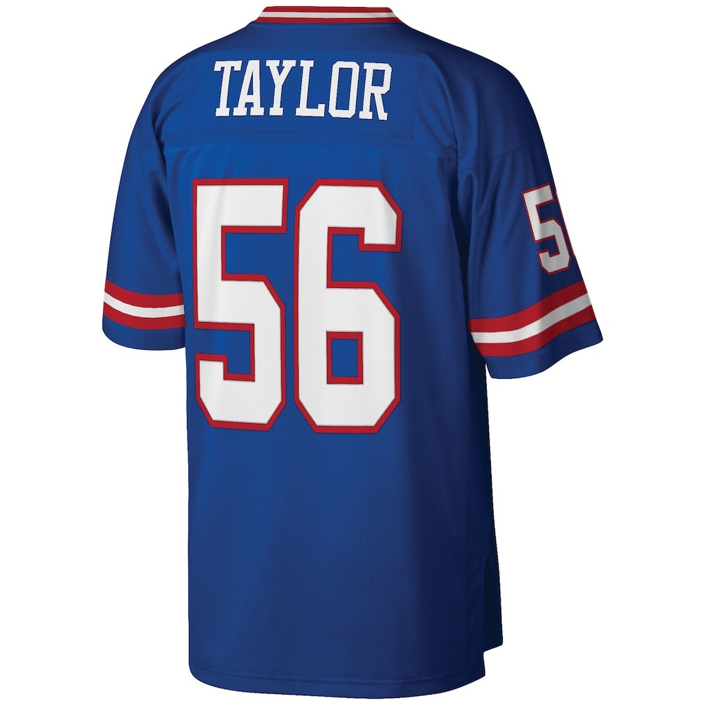 NY.Giants #56 Lawrence Taylor Mitchell & Ness Royal Big & Tall 1986 Retired Player Replica Football Jersey