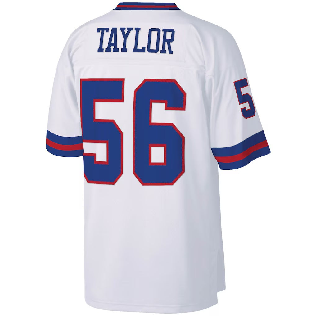 NY.Giants #56 Lawrence Taylor Mitchell & Ness White Legacy Replica Football Jersey