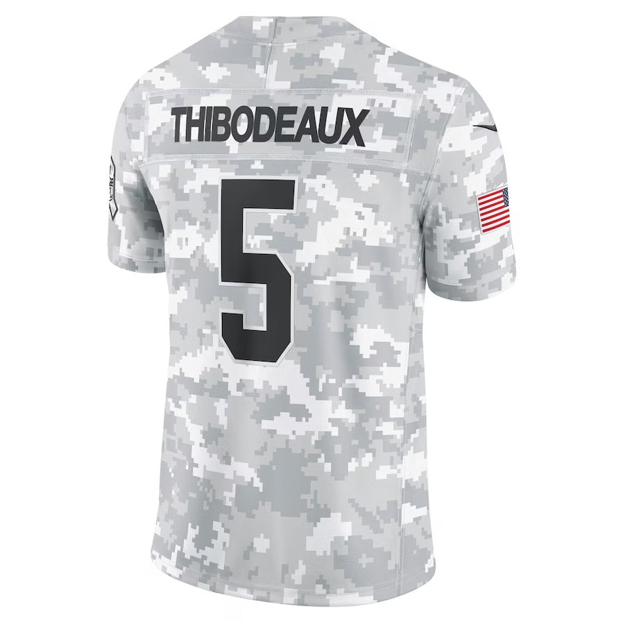 NY.Giants #5 Kayvon Thibodeaux Arctic Camo 2024 Salute to Service Limited Football Jersey
