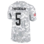 NY.Giants #5 Kayvon Thibodeaux Arctic Camo 2024 Salute to Service Limited Football Jersey