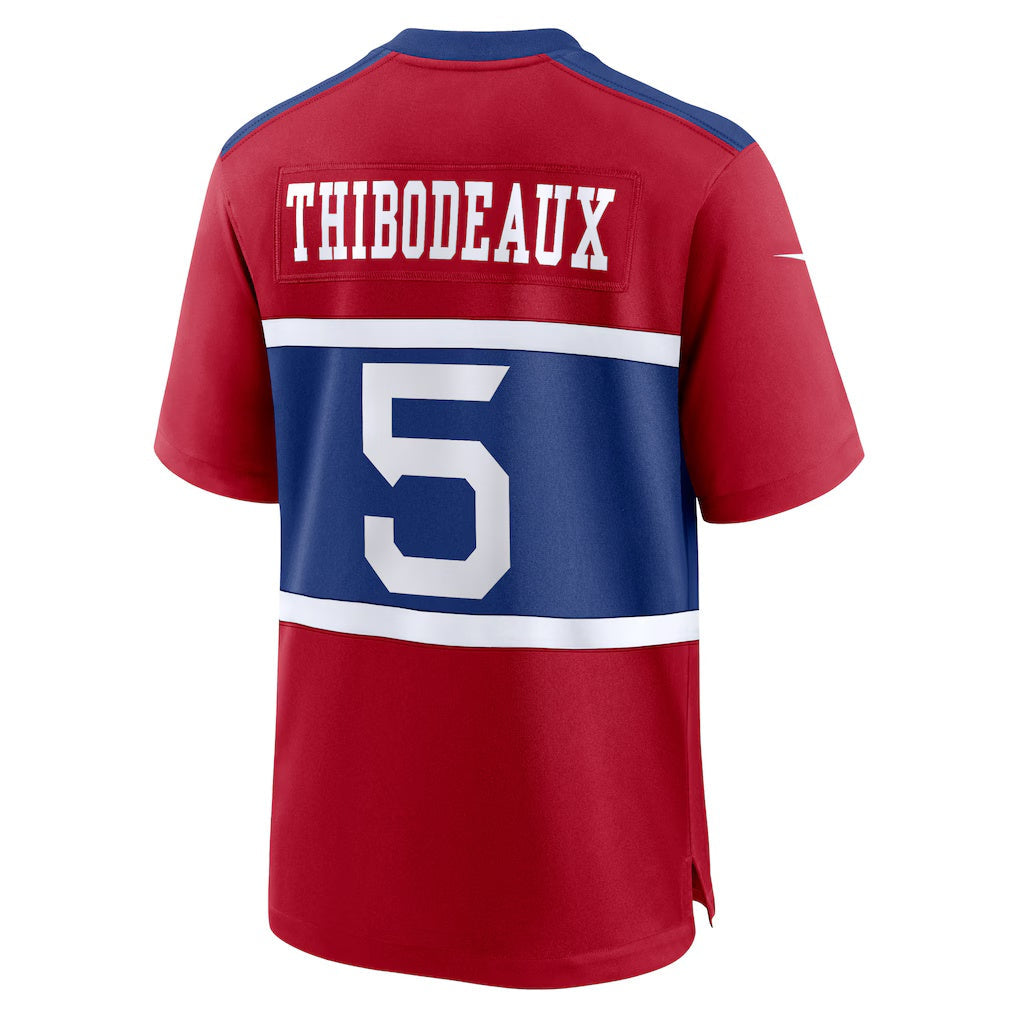 NY.Giants #5 Kayvon Thibodeaux Century Red Alternate Player Game Football Jersey