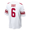 NY.Giants #6 Jaxson Dart White Game Football Jersey