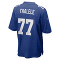 NY.Giants #77 Daniel Faalele Royal Team Game Football Jersey